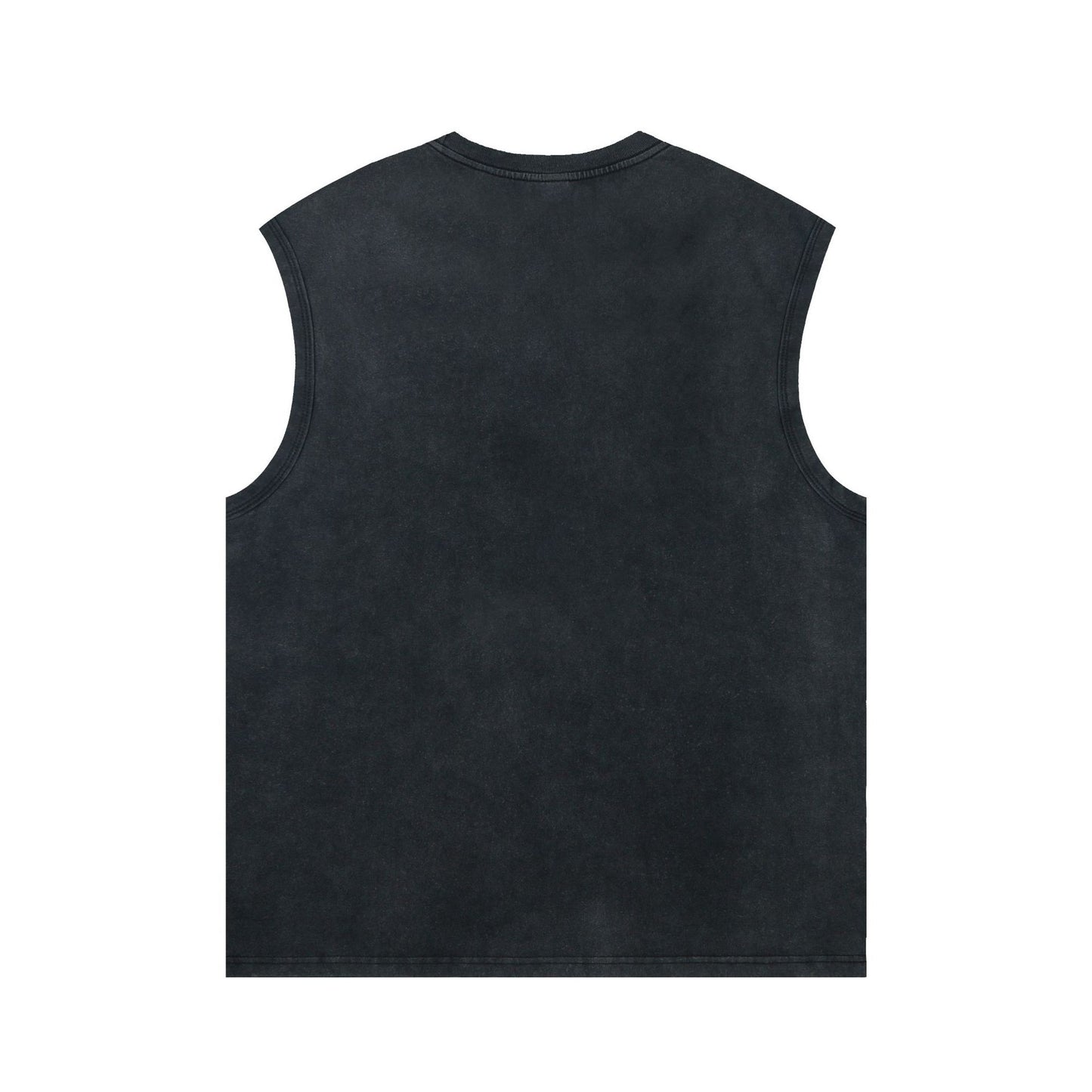 Dragon Print Casual Round Neck Vest For Men